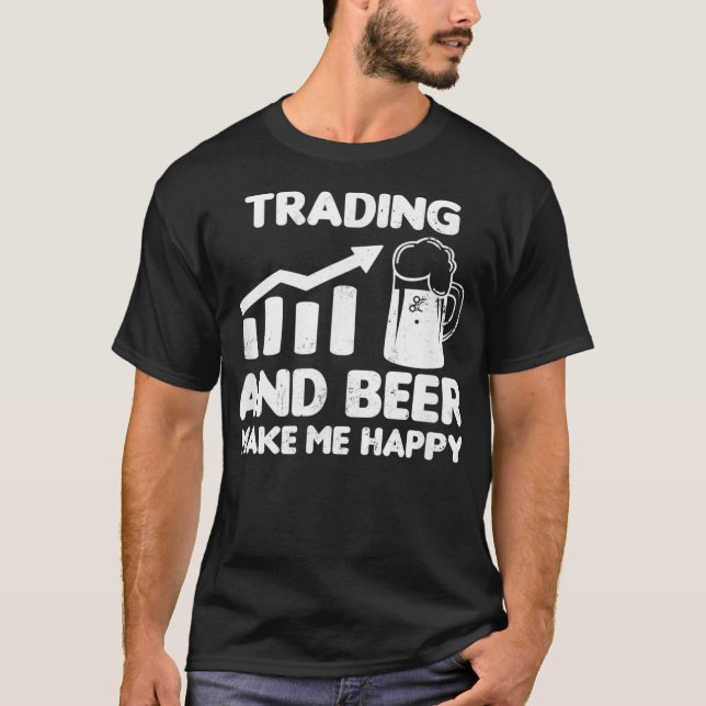 Camiseta Bolsa de Valores - Cerveja Me Torna Um Presente Fe (Frente)