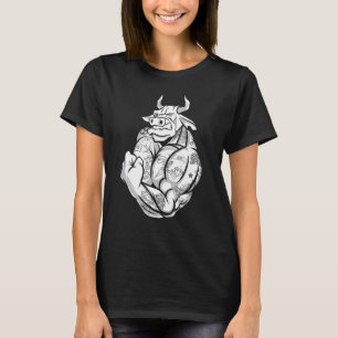 Camiseta Bolsa De Valores Com Tatuagens Musculares Stree