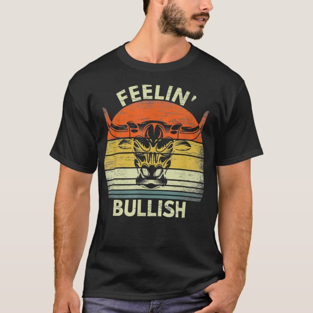 Camiseta Bolsa de Valores da Feelin Bulb - Bull Comerciante (Frente)