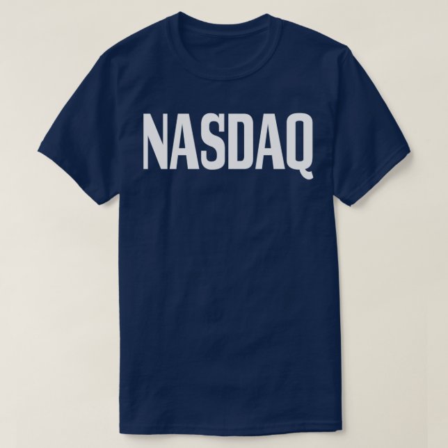 Camiseta Bolsa de Valores da Nasdaq (Frente do Design)