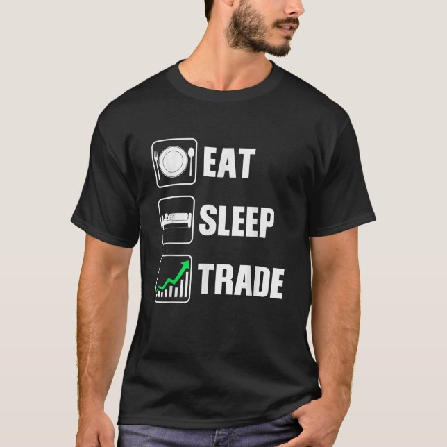 Camiseta Bolsa de Valores Engraçado Presente Comerciante Ho (Frente)
