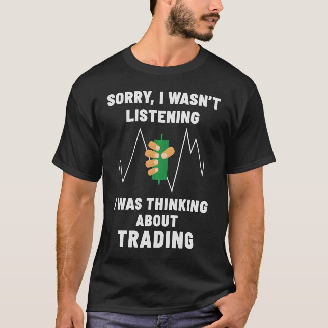 Camiseta Bolsa de Valores Forex Comerciante Investir (Frente)