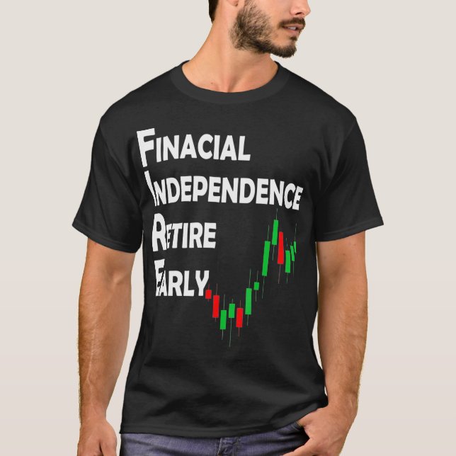 Camiseta Bolsa de Valores - Movimento de FOGO do Investidor (Frente)