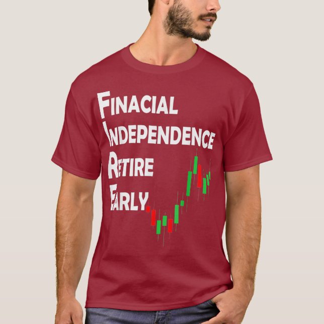 Camiseta Bolsa de Valores - Movimento de FOGO do Investidor (Frente)