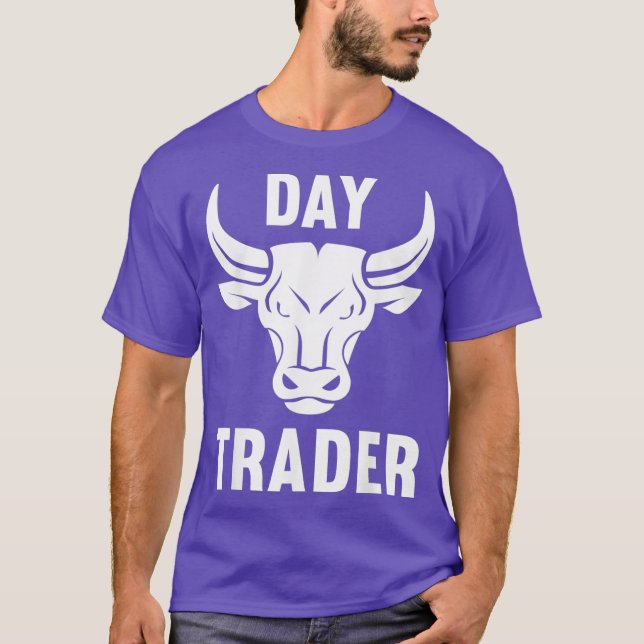 Camiseta Bolsa de Valores para Homens - Comerciante de Bols (Frente)