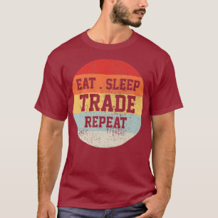 Camiseta Bolsa de Valores Retrô de Bolsa Funny de Vintage