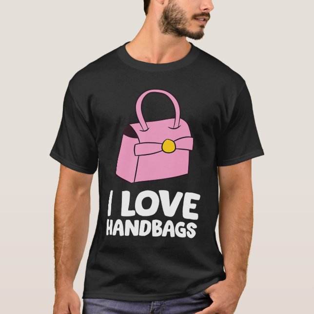 Camiseta Bolsa Eu adoro bolsas (Frente)
