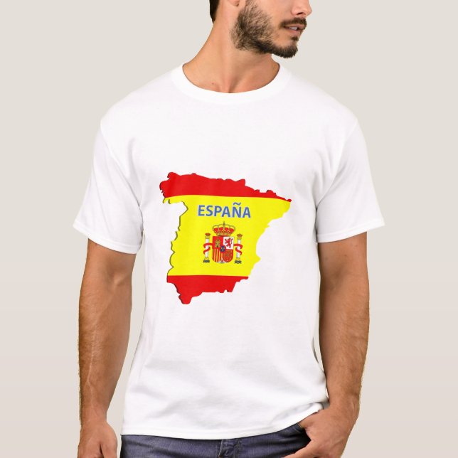 Camiseta bolsa iPhone SE/5/5s/5c do mapa de espanha (Frente)