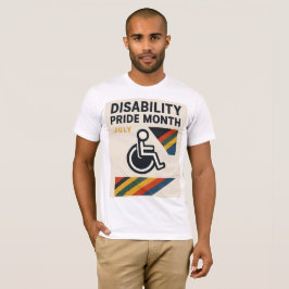 Camiseta Bolsamente Able - Orgulho de Deficiência Design de