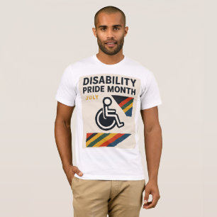Camiseta Bolsamente Able - Orgulho de Deficiência Design de