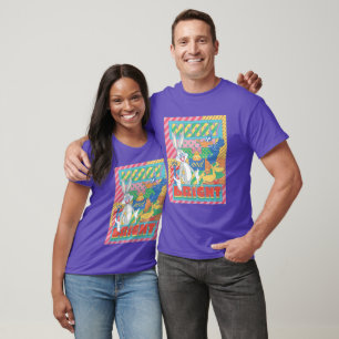 Camiseta BOLSAS DE CARRO™   Feliz e Natal Brilhante