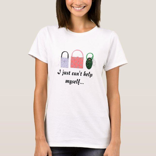 Camiseta Bolsas de designer (Frente)