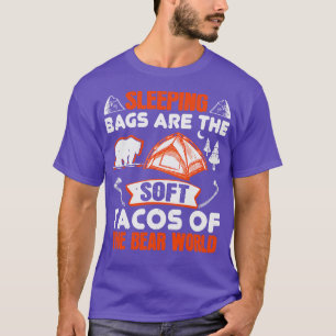 Camiseta Bolsas De Dormir São Tacos De Urso