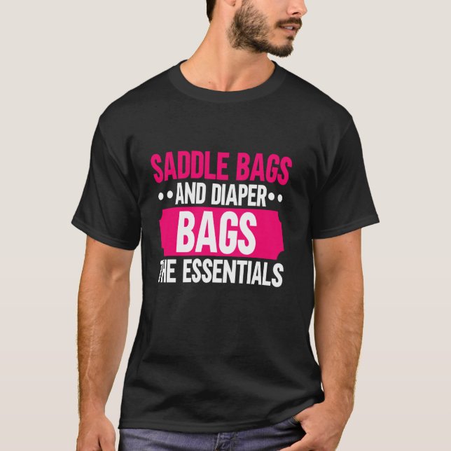 Camiseta Bolsas de Sela e Bolsas de Fraldas O Essencial Cav (Frente)