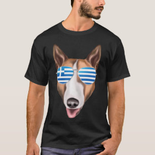 Camiseta Bolso de Grécia de Cão Terrier, Bull Bandeira greg