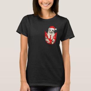 Camiseta Bolso de Natal de Pastor Australiano para cão