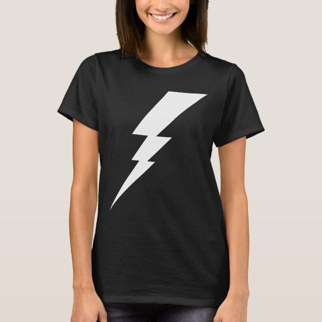 Camiseta Bolt de Relâmpago White Flash (Frente)