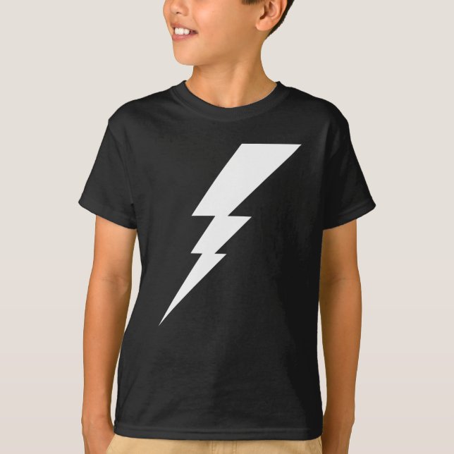 Camiseta Bolt de Relâmpago White Flash (Frente)