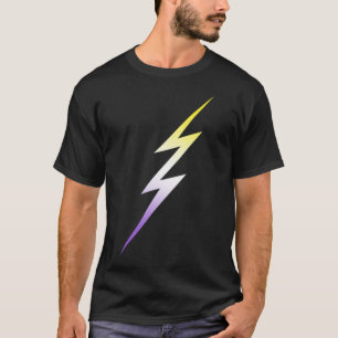 Camiseta Bolt LGBT LGBT LGBT Lightning não binário - N.B.