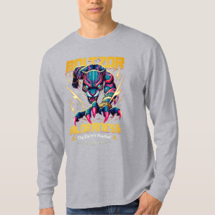 Camiseta Boltzor: A Pantera Elétrica "Guerreiro Selvagem"