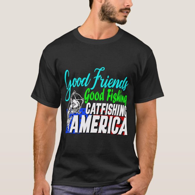 Camiseta Bom Amigo Boa Pesca (Frente)