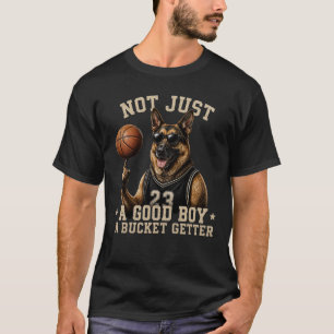 Camiseta Bom Balde de Goleador Pastor Alemão Basquete 
