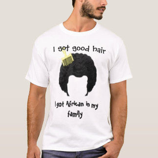 Camiseta Bom cabelo do Afro