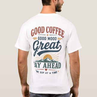 Camiseta Bom Café Bom Humor