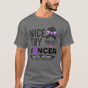 Camiseta Bom Cancer, mas ainda estou aqui, com a Pancreáti
