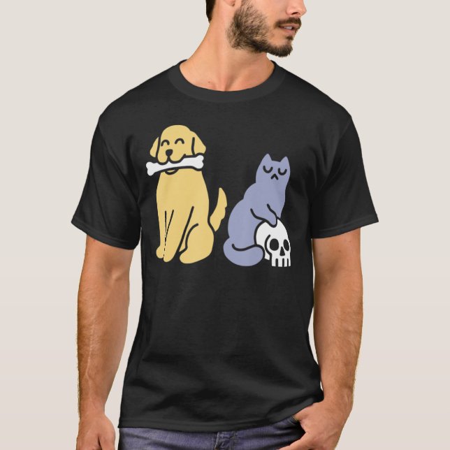 Camiseta Bom Cão Mau Gato (Frente)