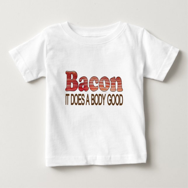 Camiseta Bom corpo Bacon (Frente)