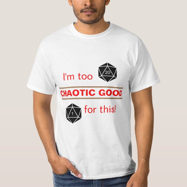 Camiseta Bom Demais Caótico (Frente)