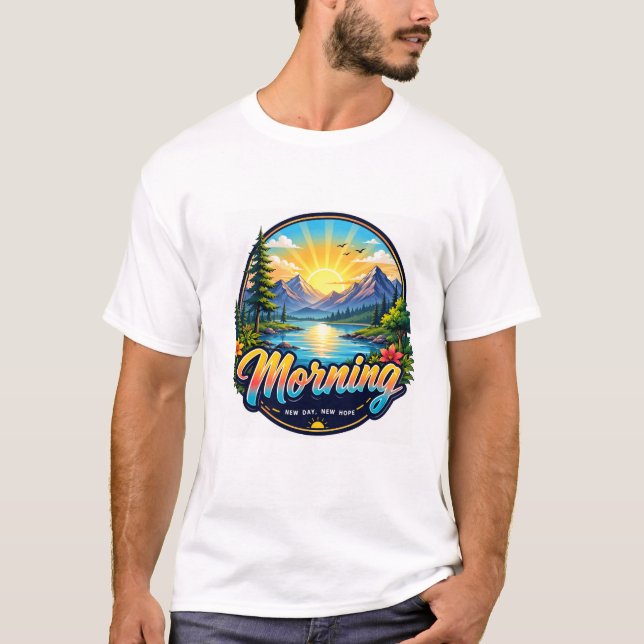 camiseta bom dia (Frente)