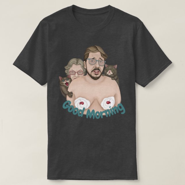 Camiseta Bom dia (Frente do Design)