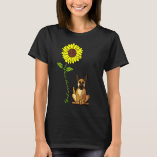 Camiseta Bom Dia Amor do Meu Sol Cachorro Pastor Alemão