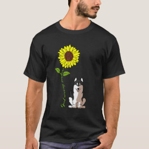 Camiseta Bom Dia Amor do Sol Meu Cão Husky Siberiano