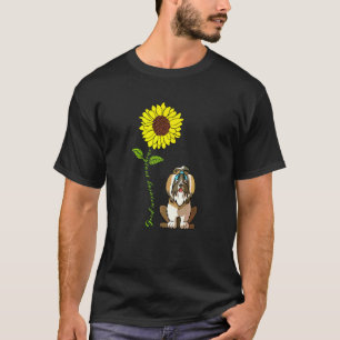 Camiseta Bom Dia Amor do Sol Minha Mãe de Cachorro Shih Tzu