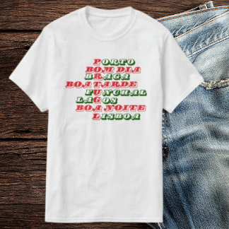 Camiseta Bom dia, boa tarde, branco