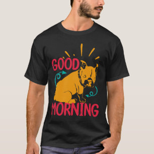 Camiseta Bom Dia, Buldogue Francês Dizendo