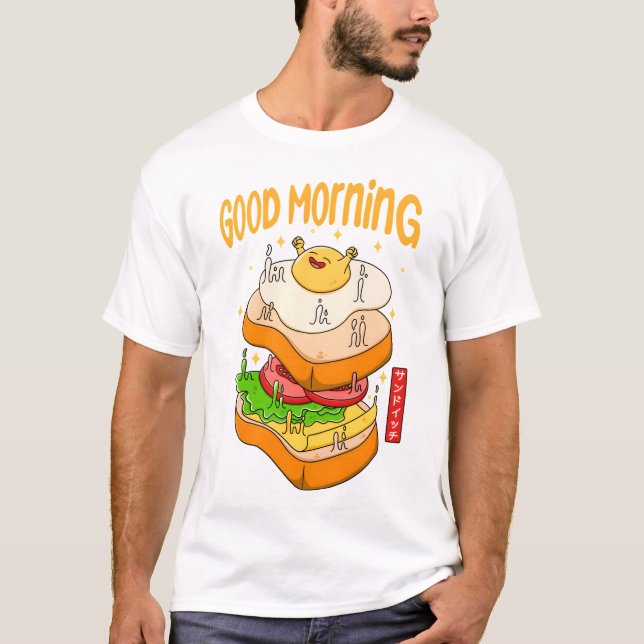 Camiseta Bom dia Café da Manhã (Frente)