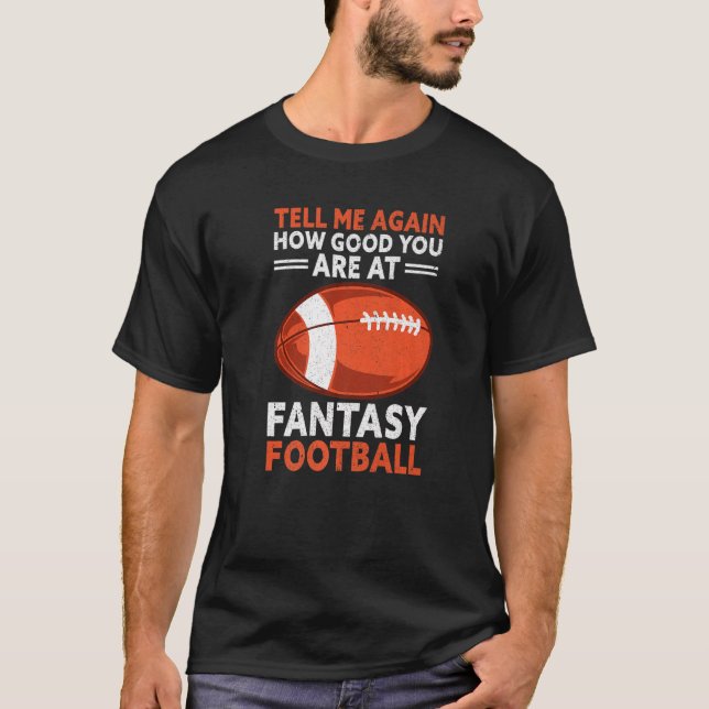 Camiseta Bom Dia De Fantasia De Futebol (Frente)
