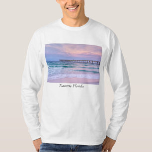 Camiseta Bom dia Navarre Beach Pier Long Sleeve Shirt