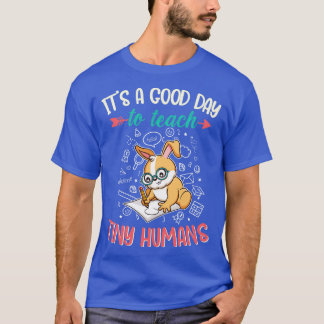 Camiseta Bom Dia Para Ensinar Pequeno Professor De Gente