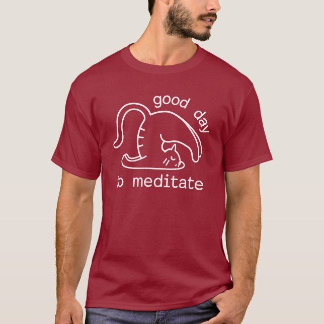 Camiseta Bom Dia Para Meditar (Frente)
