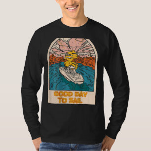 Camiseta Bom Dia Para Velejar Trendência Estética