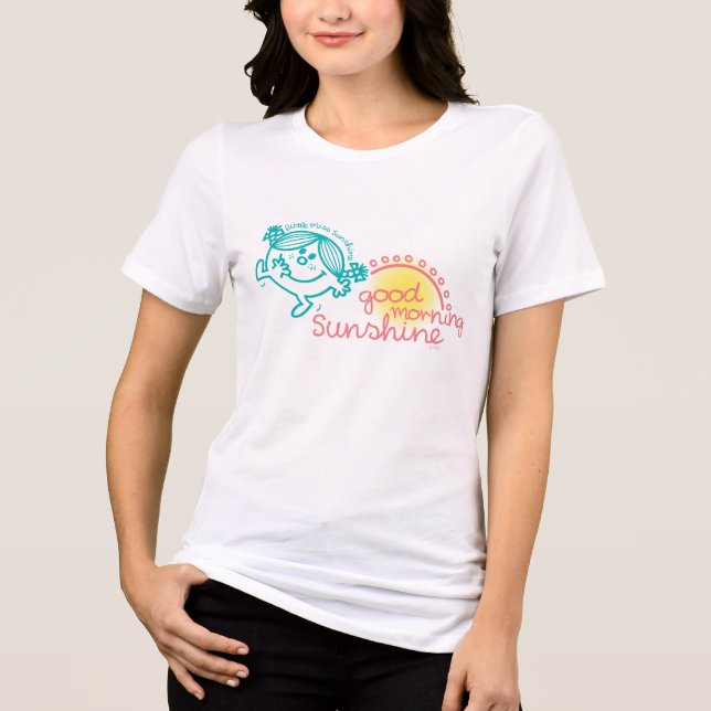 Camiseta Bom dia Pequena Senhorita Sunshine (Frente)
