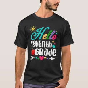 Camiseta Bom Dia, Primeiro Dia do Ensino, 7º Ano