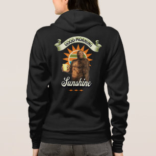Camiseta Bom Dia Sol Bigfoot Bebendo Café
