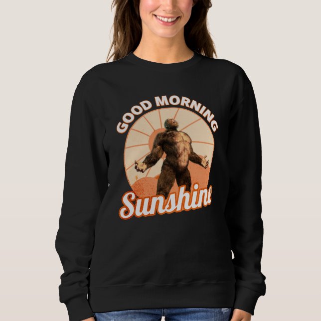 Camiseta Bom Dia Sol Bigfoot Humor (Frente)