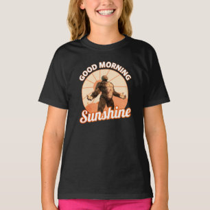 Camiseta Bom Dia Sol Bigfoot Humor